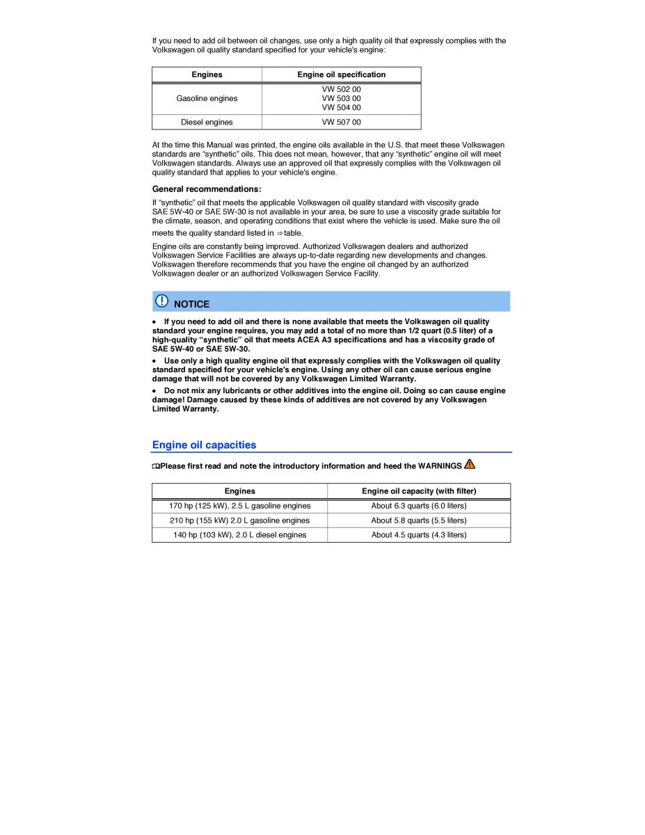 VW Beetle owners manual / page 272