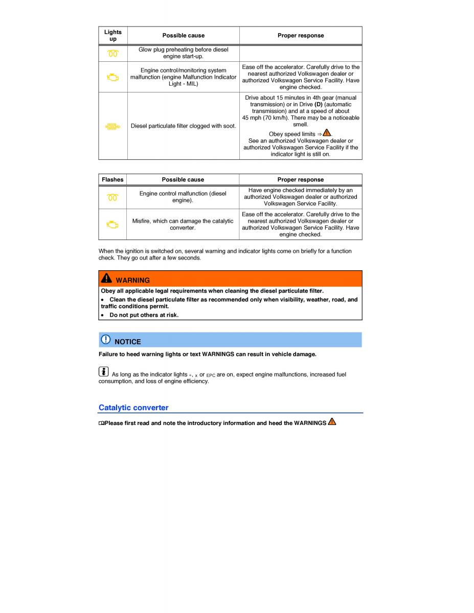 VW Beetle owners manual / page 322