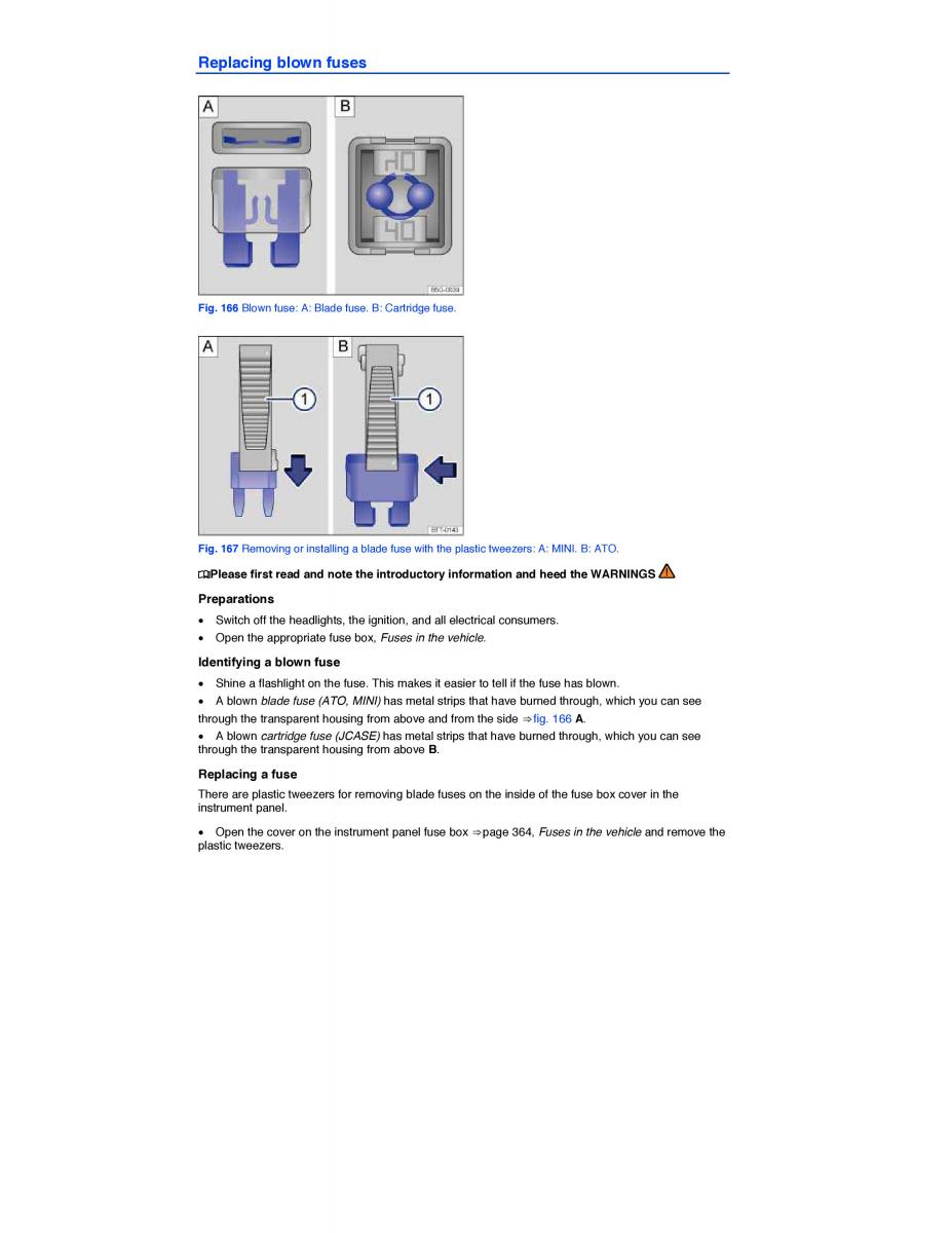 VW Beetle owners manual / page 351