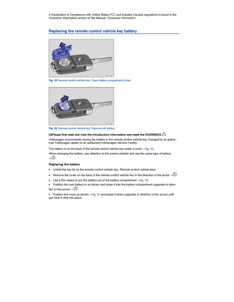 VW Beetle owners manual / page 44