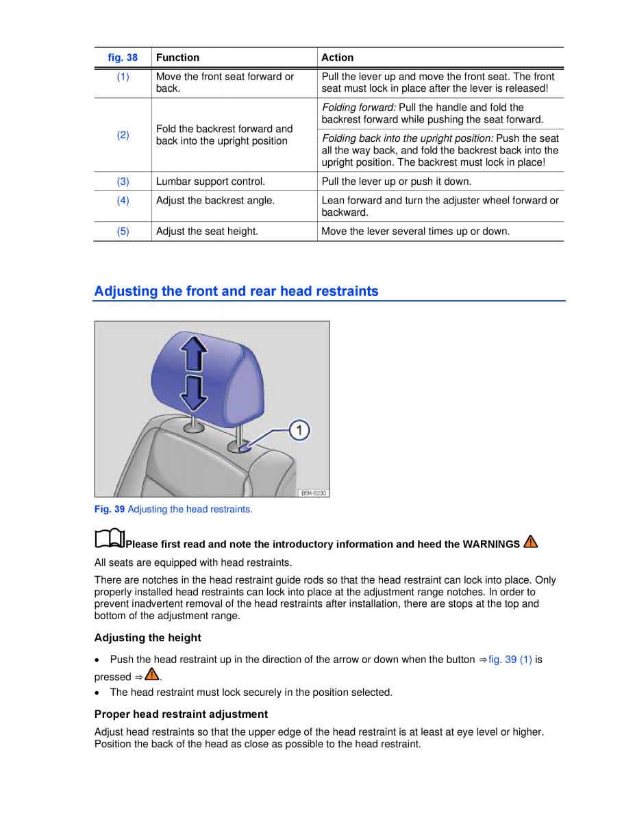 VW Beetle Convertible owners manual / page 72