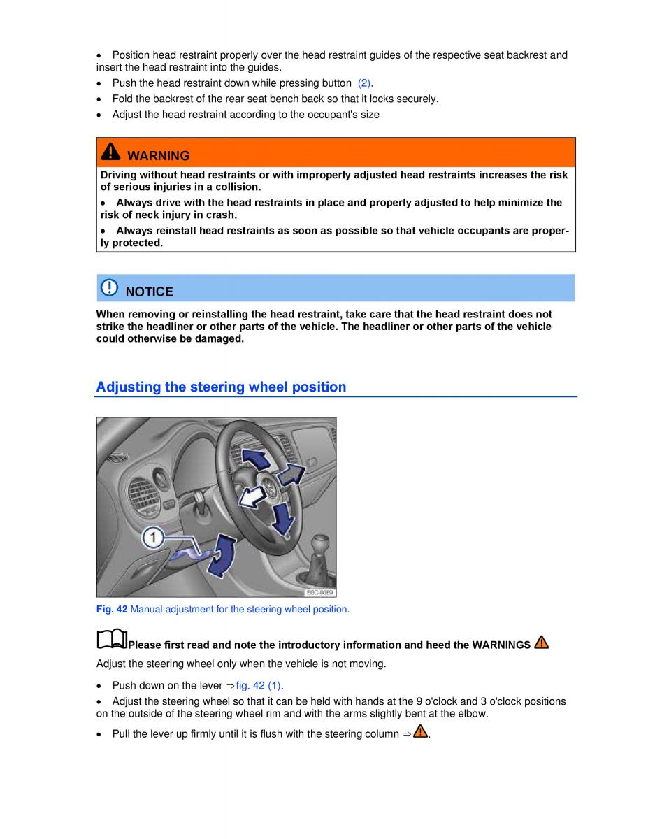 VW Beetle Convertible owners manual / page 75