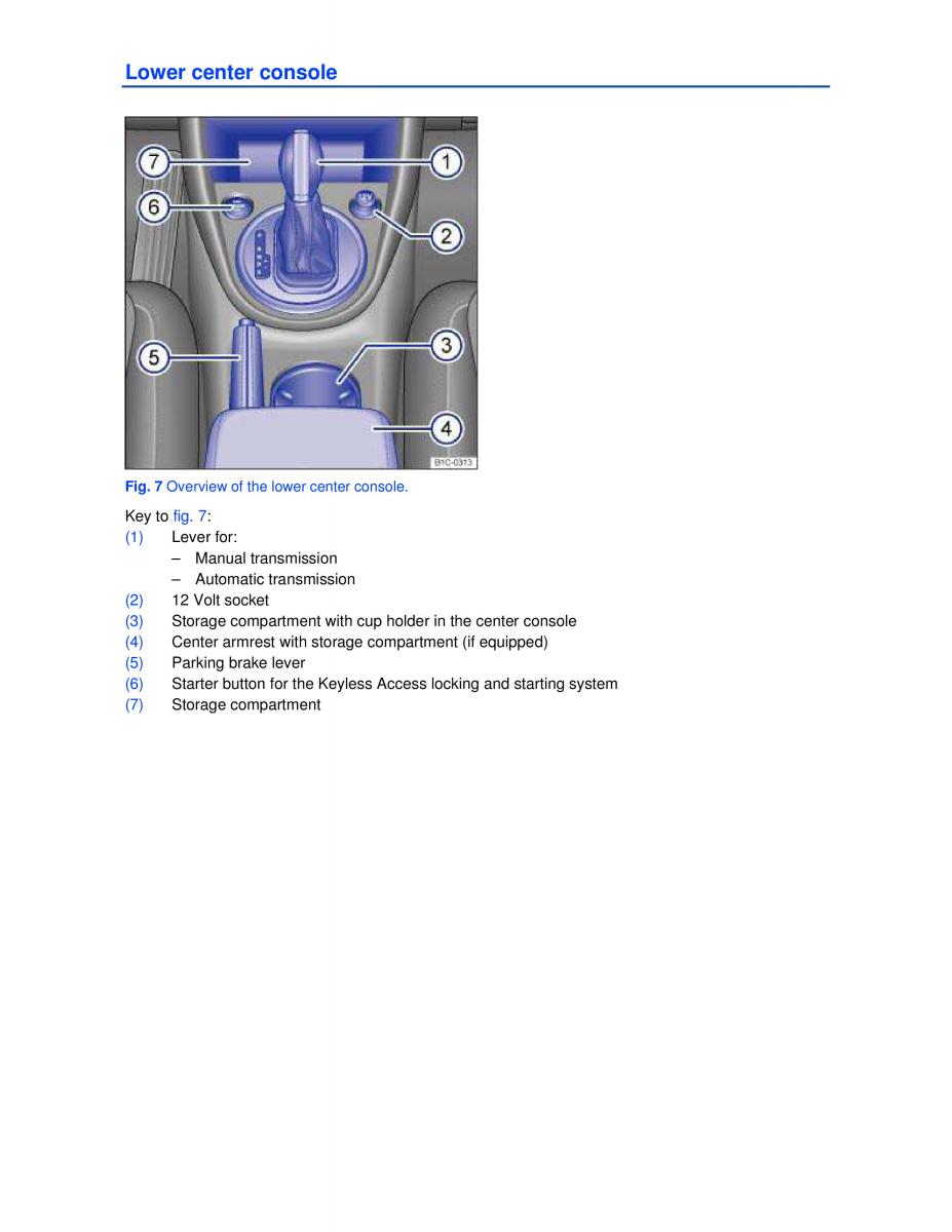 VW Beetle Convertible owners manual / page 8