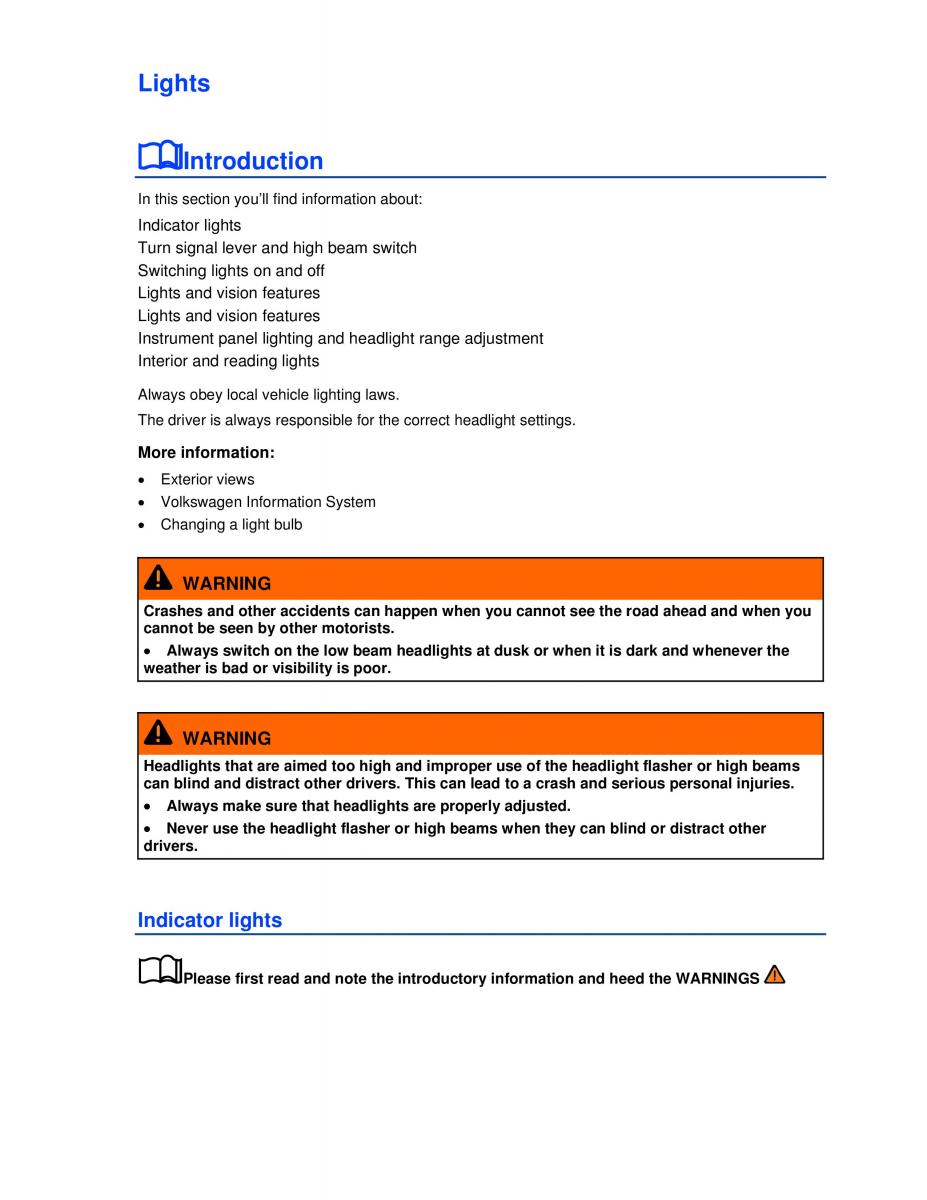 VW Beetle Convertible owners manual / page 97