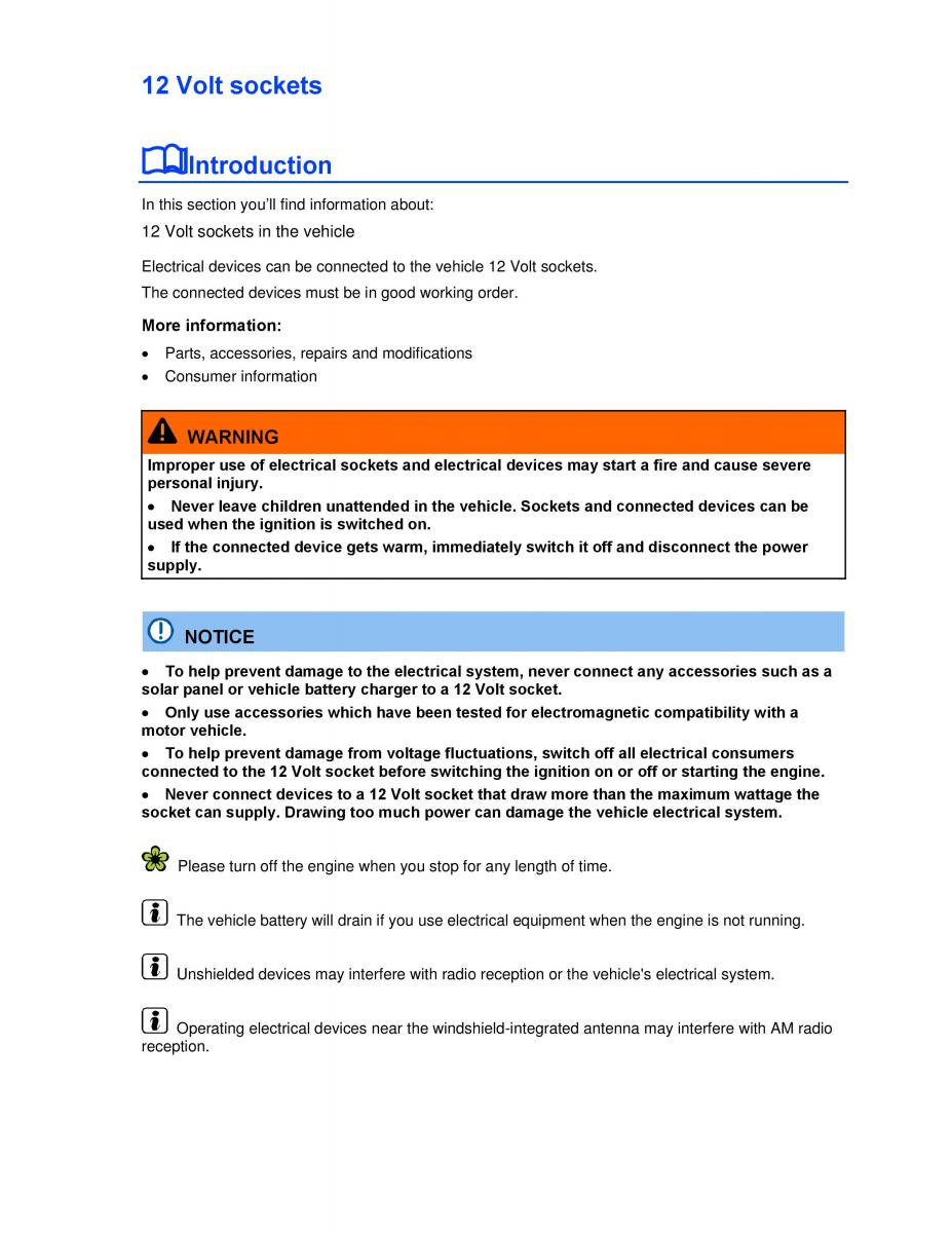 VW Beetle Convertible owners manual / page 133