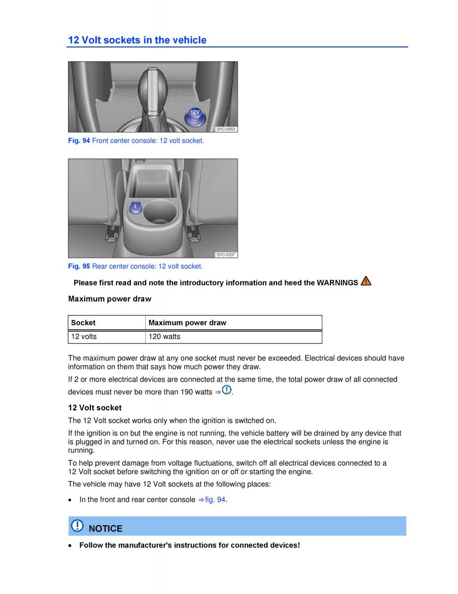 VW Beetle Convertible owners manual / page 134