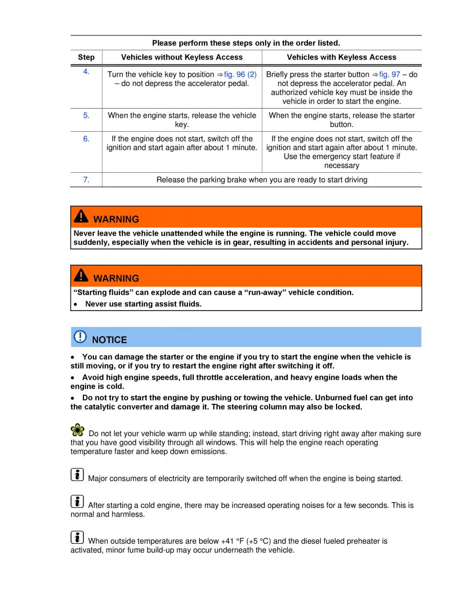 VW Beetle Convertible owners manual / page 142