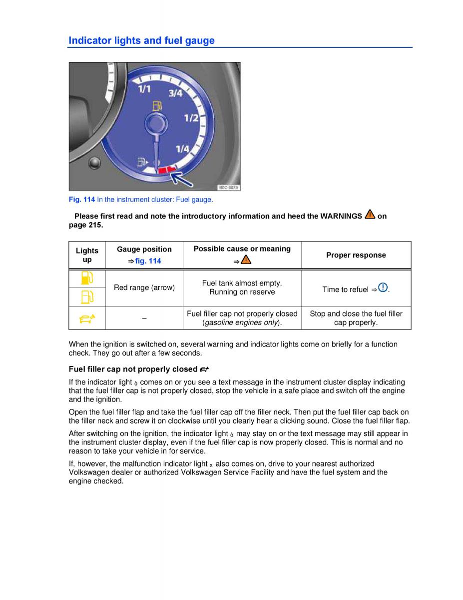 VW Beetle Convertible owners manual / page 182