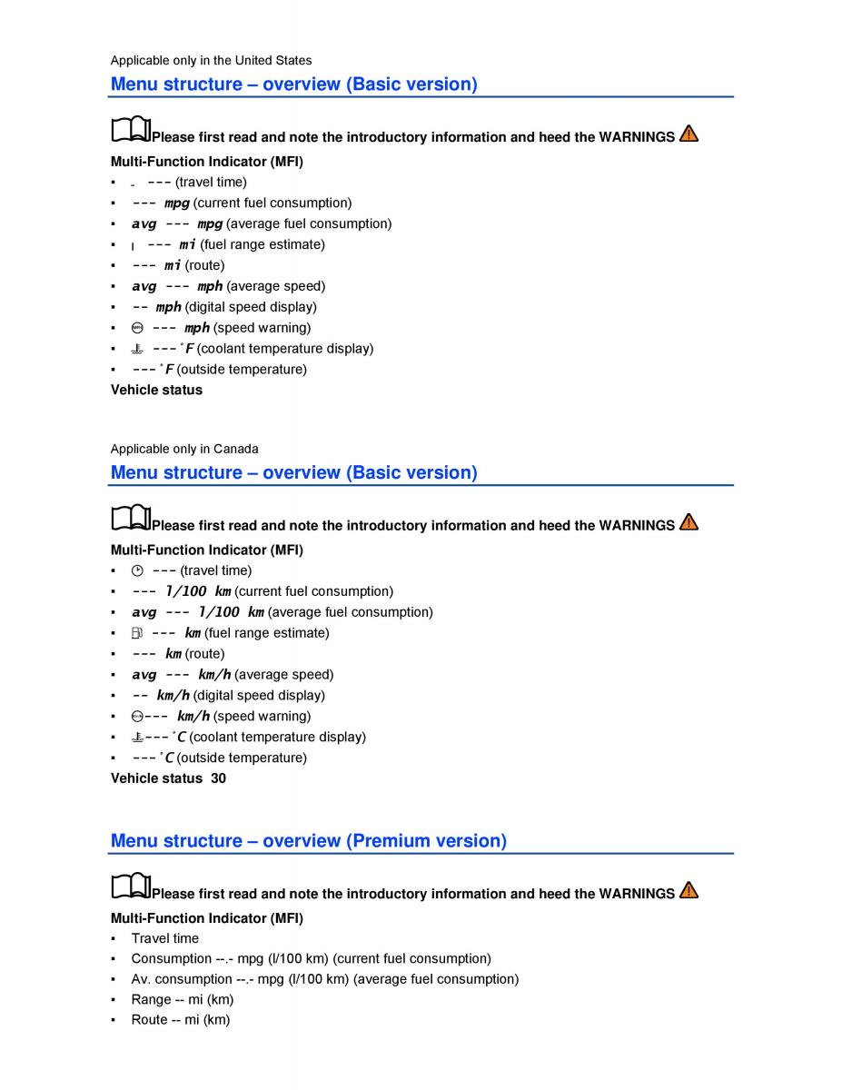 VW Beetle Convertible owners manual / page 19