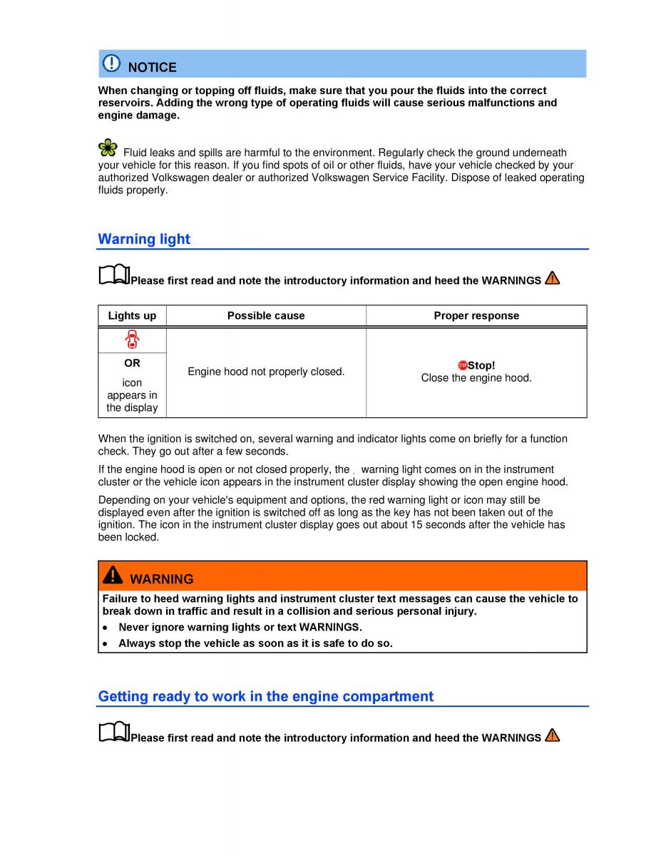 VW Beetle Convertible owners manual / page 192