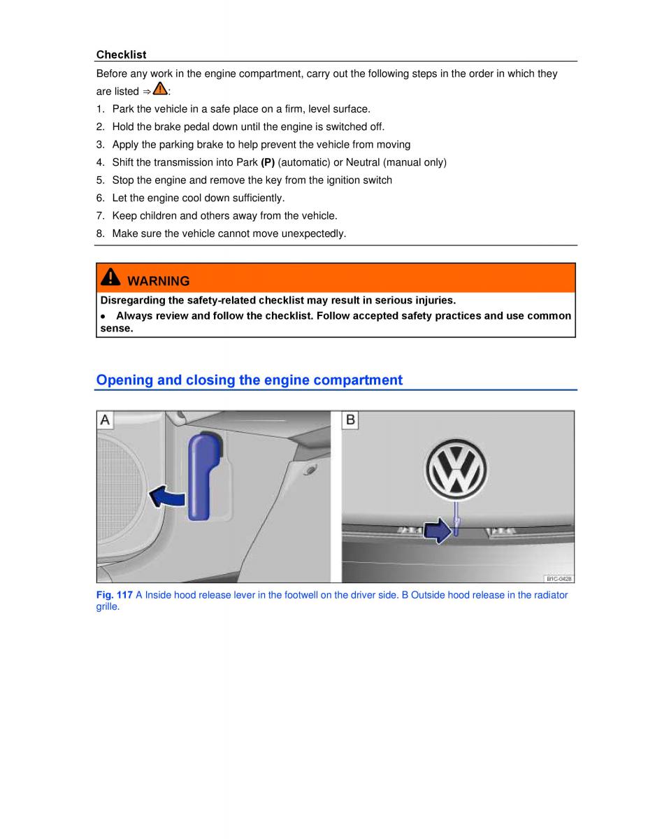 VW Beetle Convertible owners manual / page 193