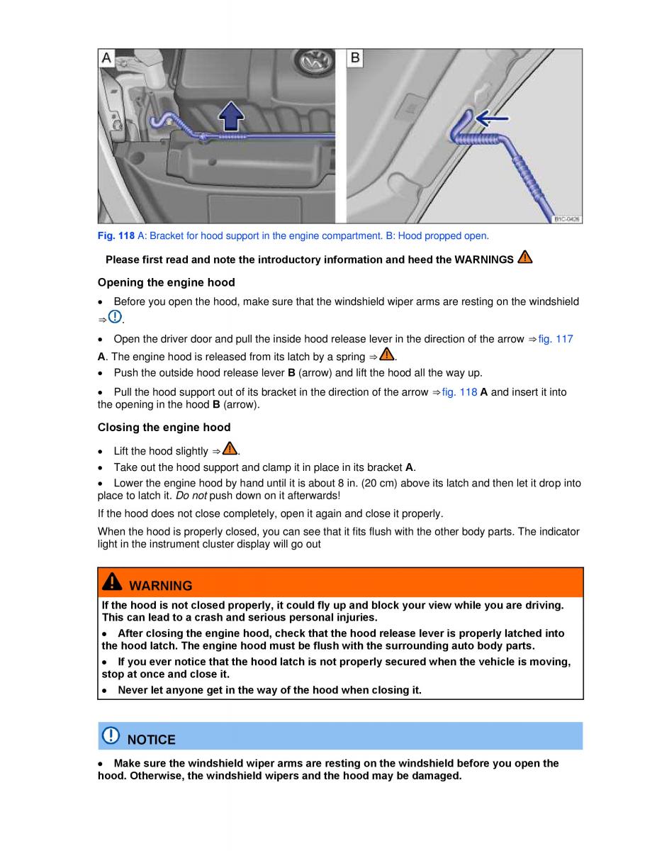 VW Beetle Convertible owners manual / page 194