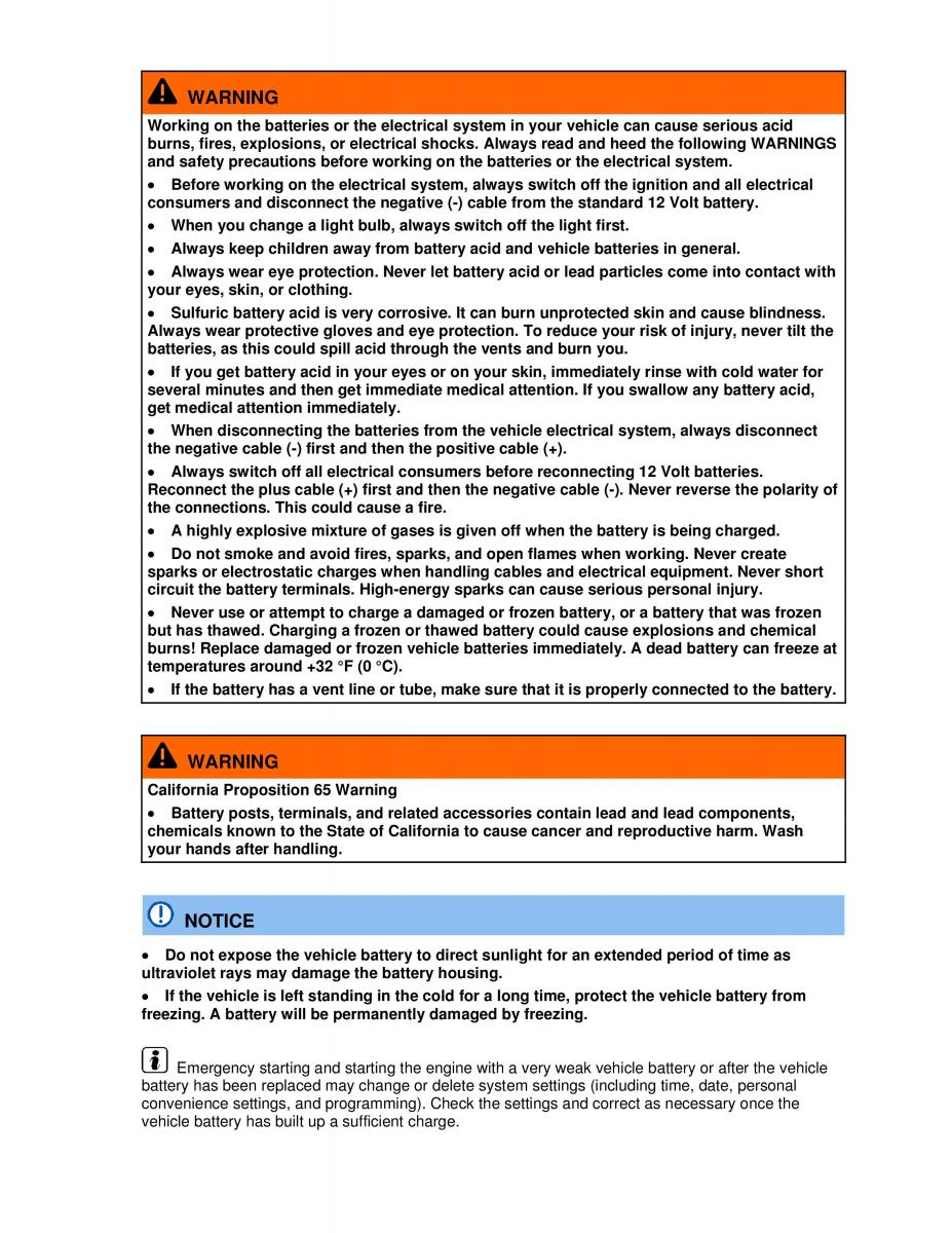 VW Beetle Convertible owners manual / page 203