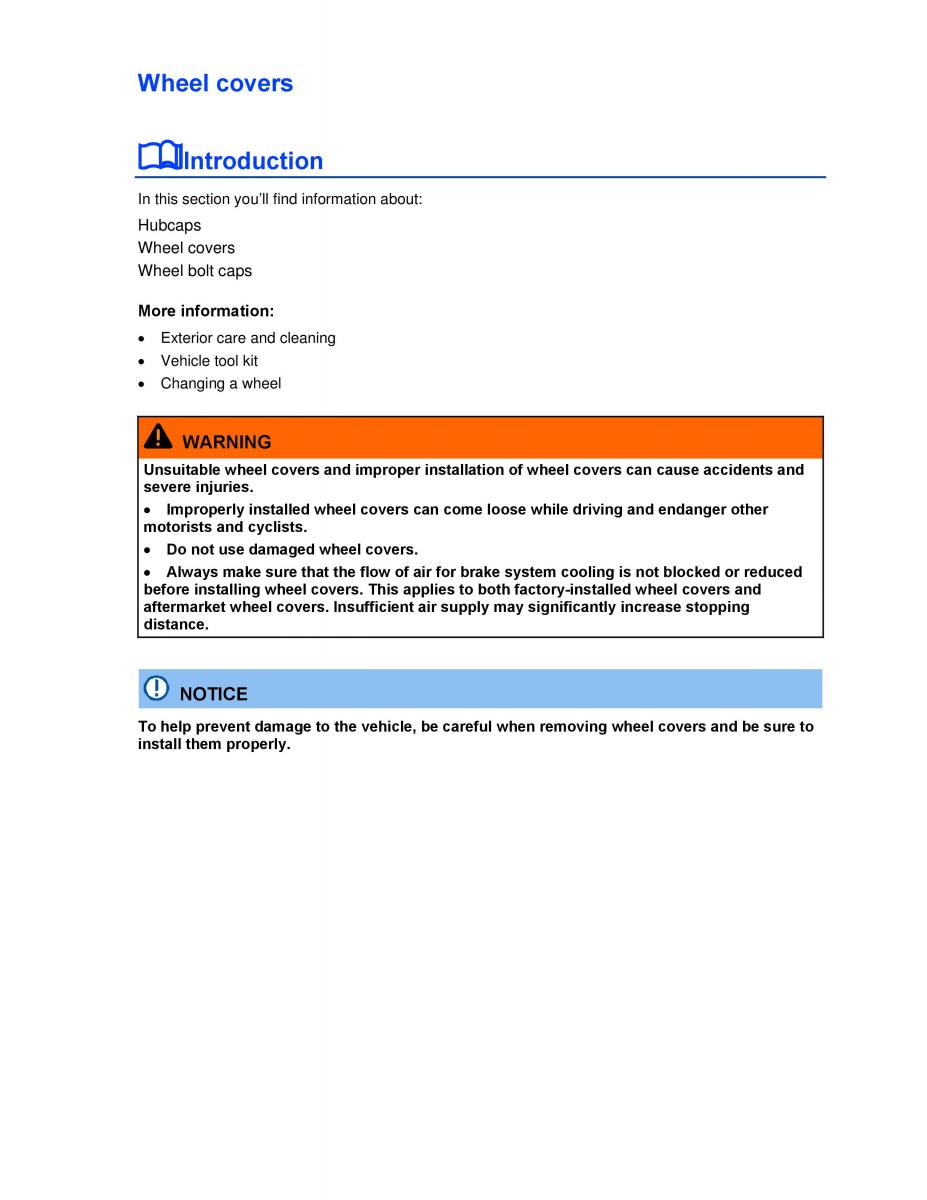 VW Beetle Convertible owners manual / page 263