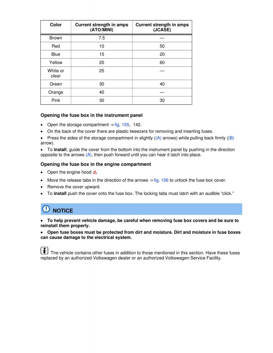 VW Beetle Convertible owners manual / page 271