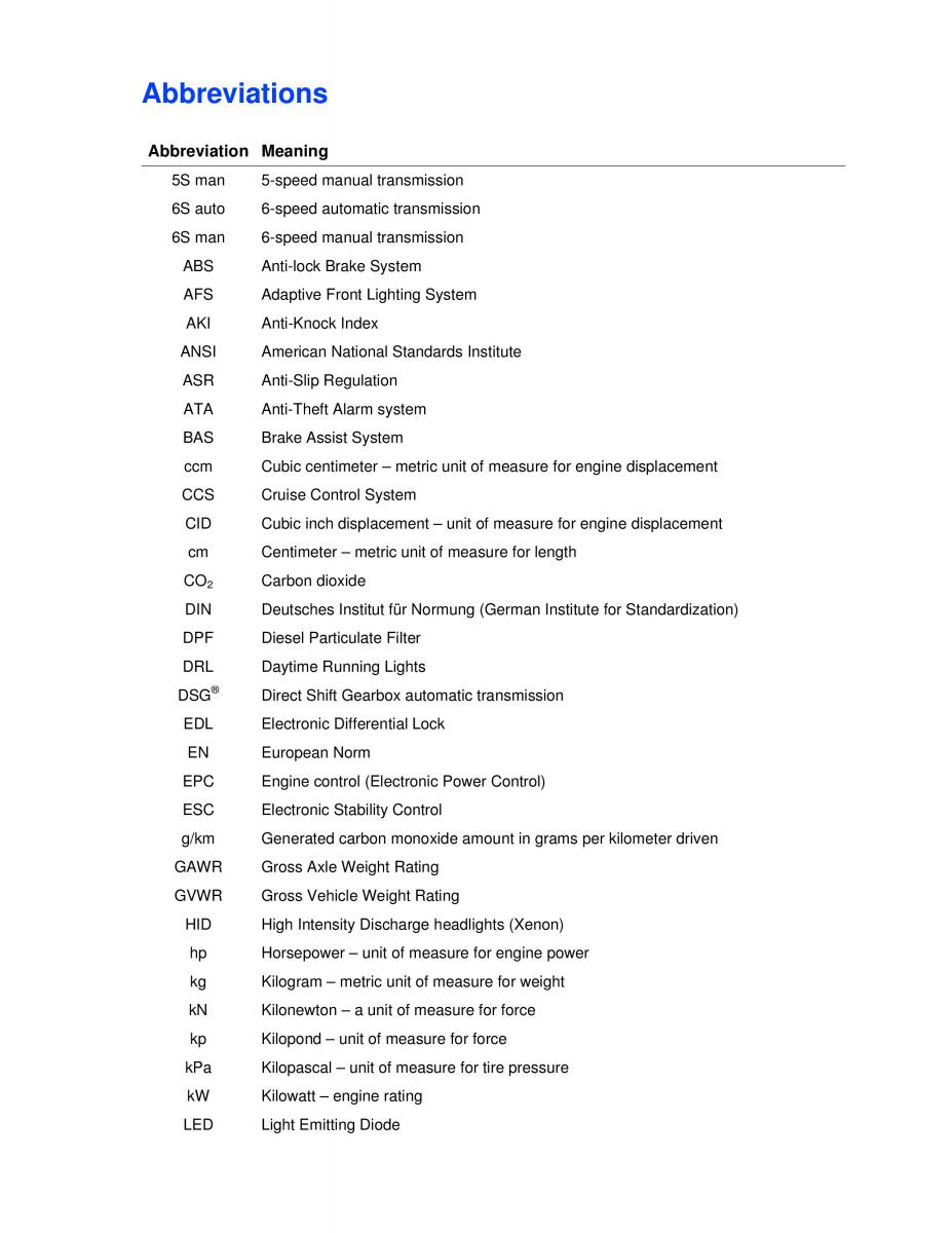 VW Beetle Convertible owners manual / page 280