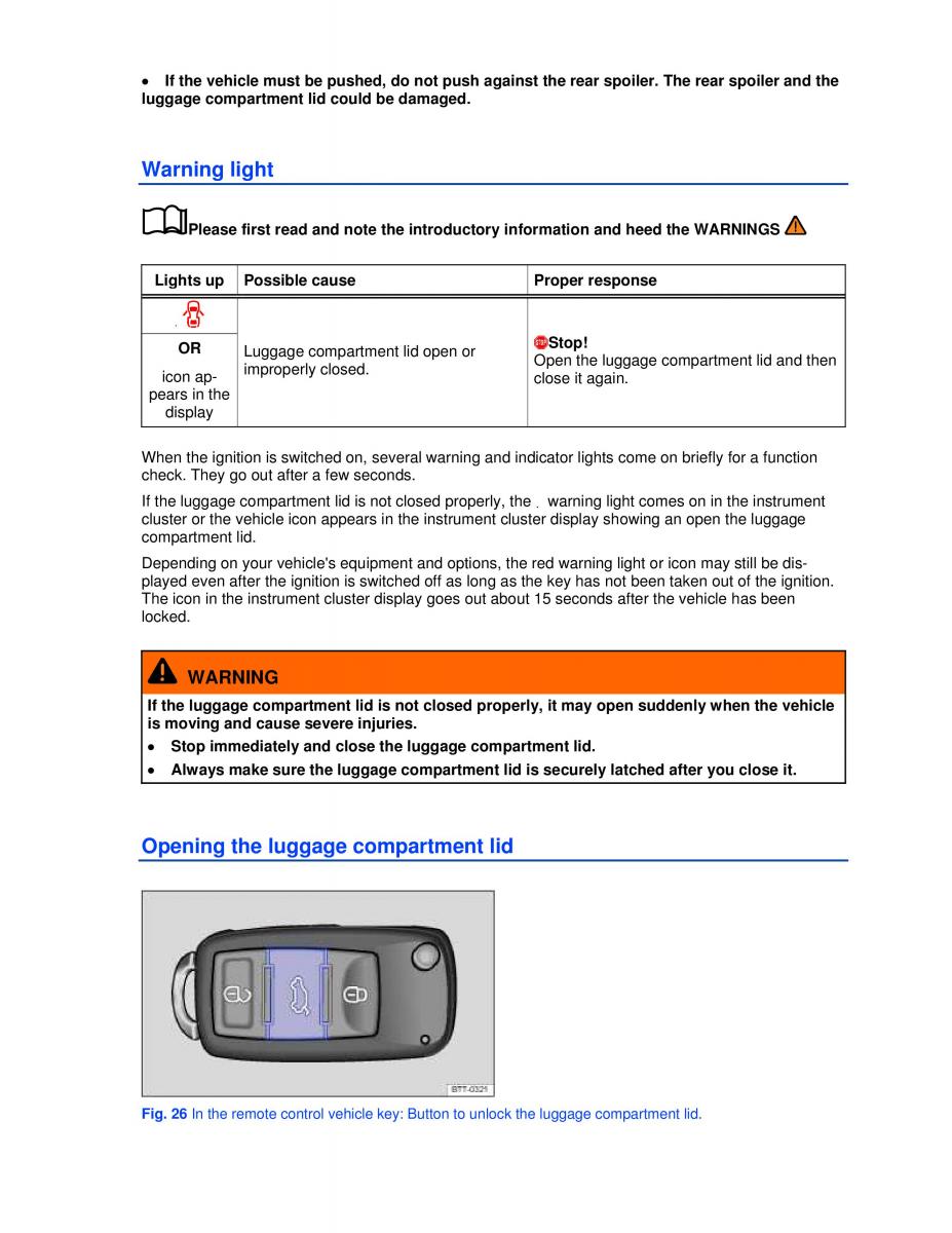 VW Beetle Convertible owners manual / page 48