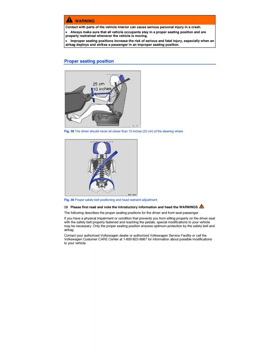 VW CC owners manual / page 88