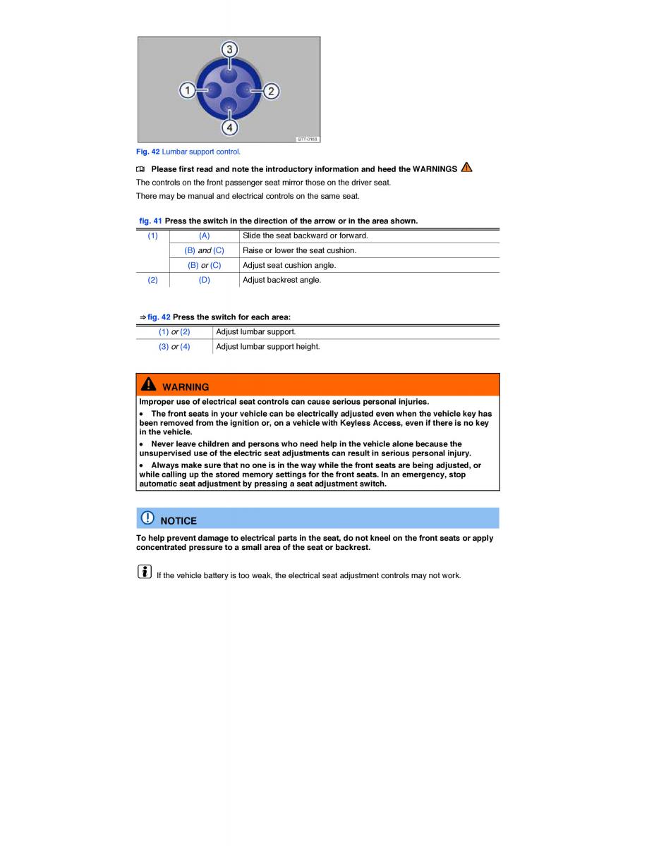 VW CC owners manual / page 91