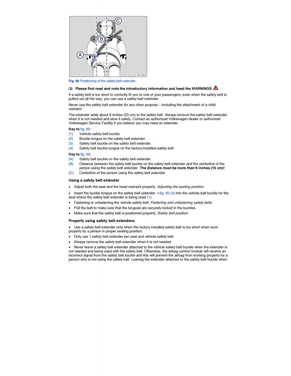 VW CC owners manual / page 116