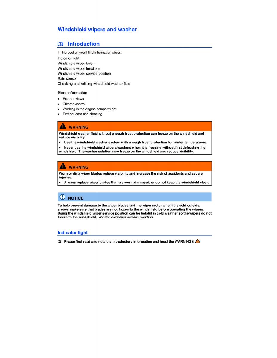 VW CC owners manual / page 133