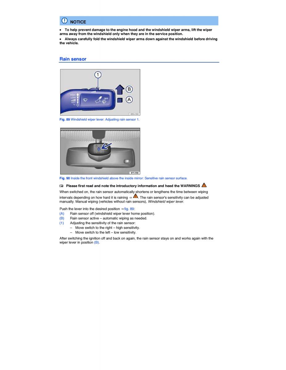 VW CC owners manual / page 137