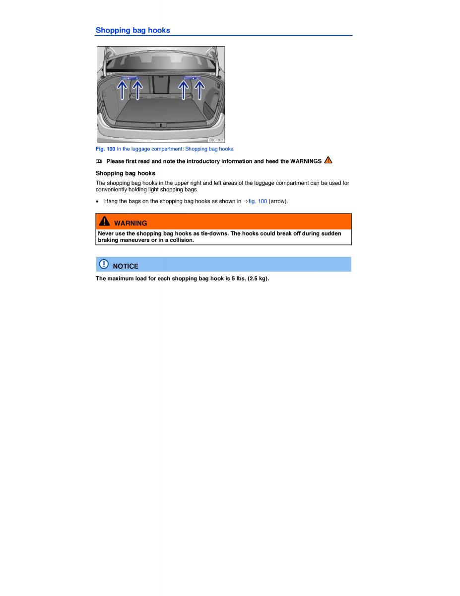 VW CC owners manual / page 157