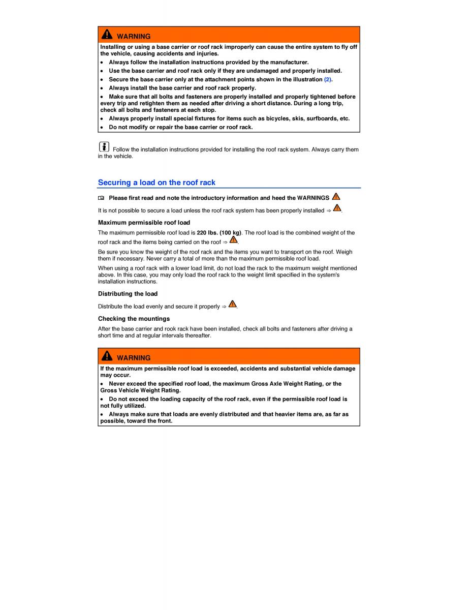 VW CC owners manual / page 161