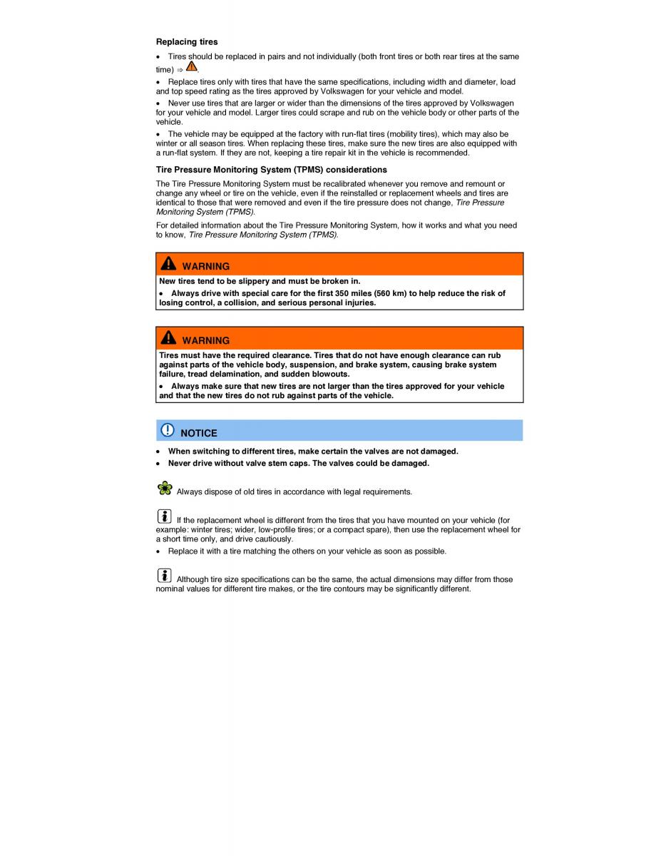 VW CC owners manual / page 180