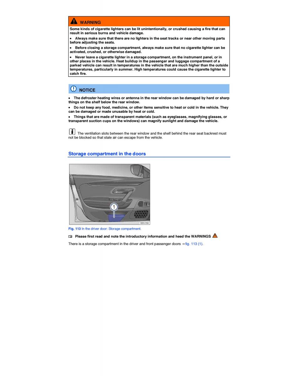 VW CC owners manual / page 218