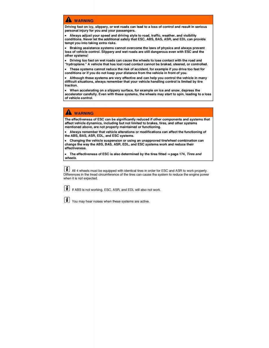 VW CC owners manual / page 266