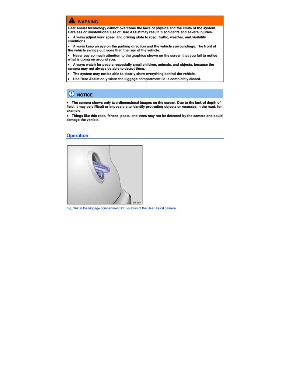 VW CC owners manual / page 282