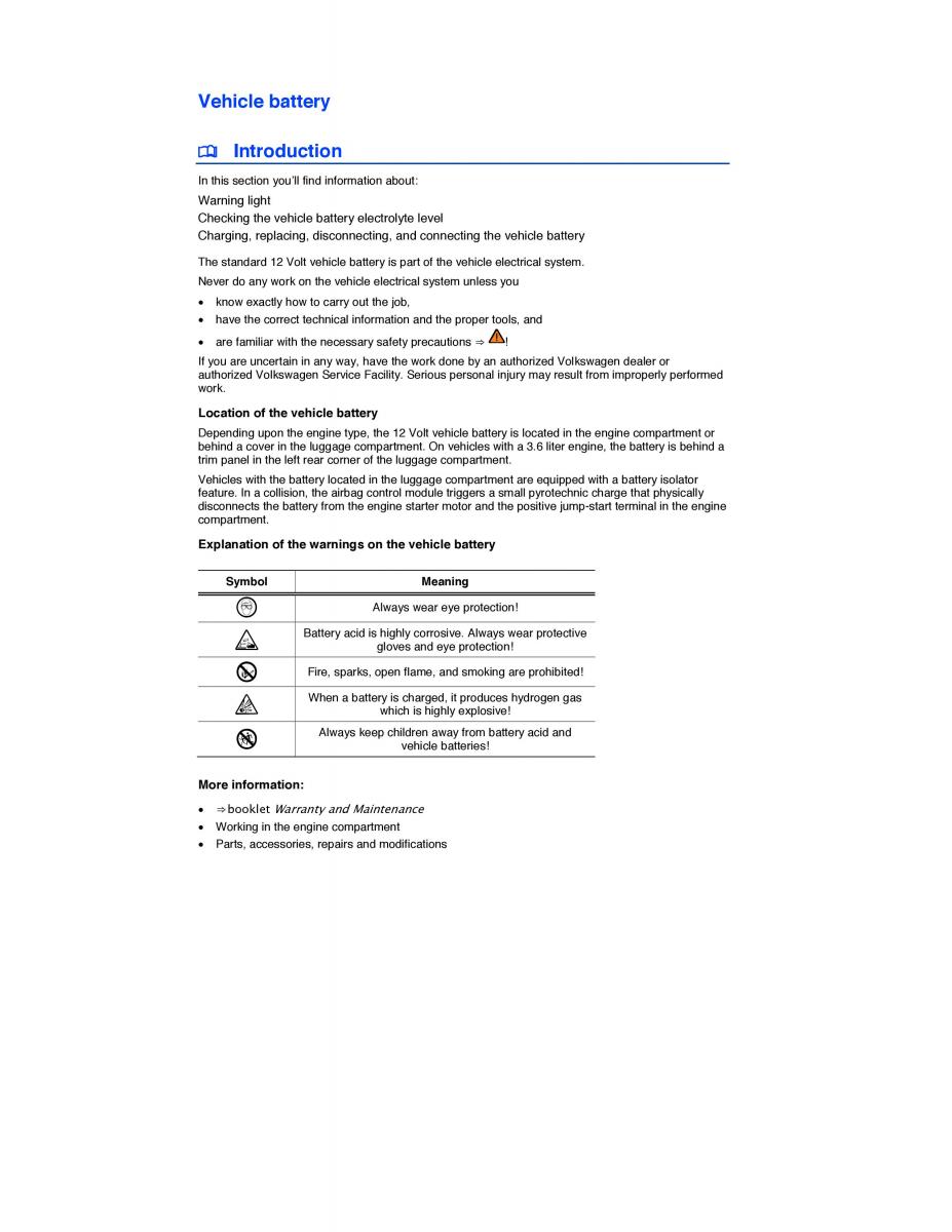 VW CC owners manual / page 329