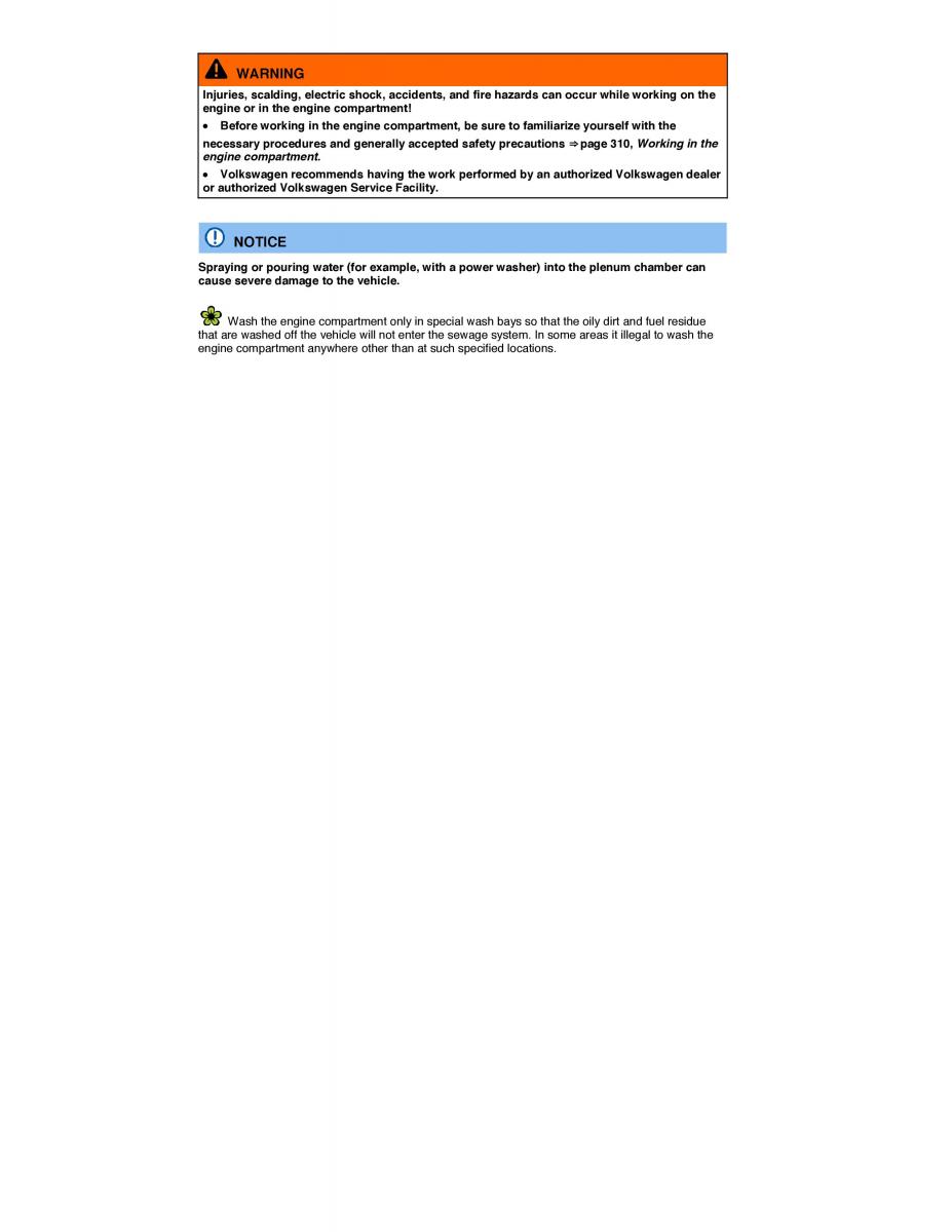 VW CC owners manual / page 345