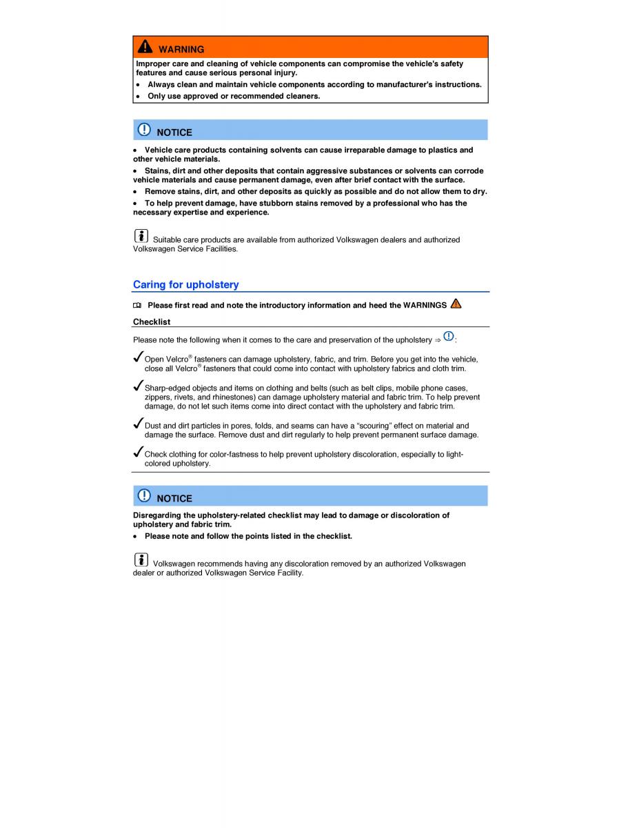 VW CC owners manual / page 347