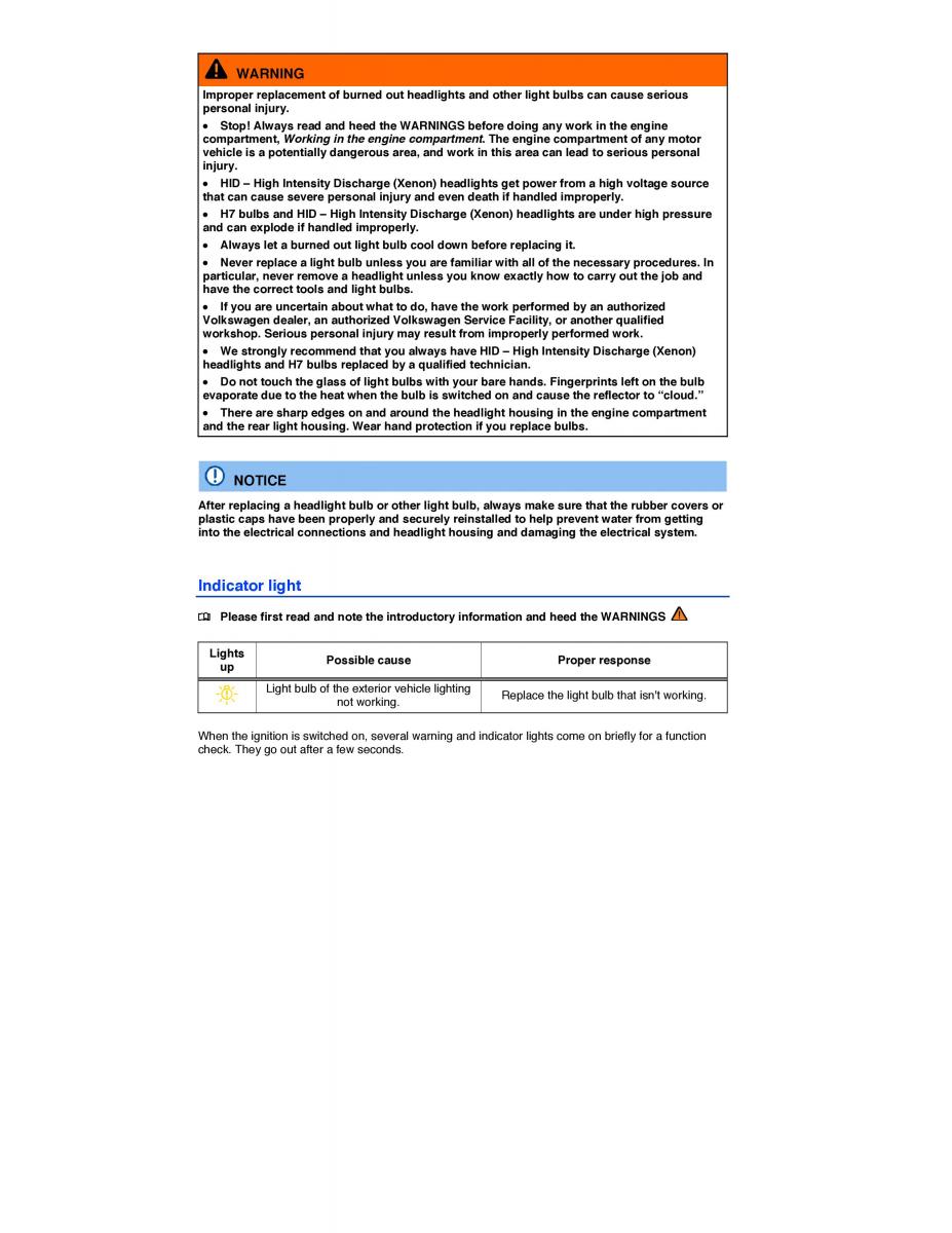 VW CC owners manual / page 406