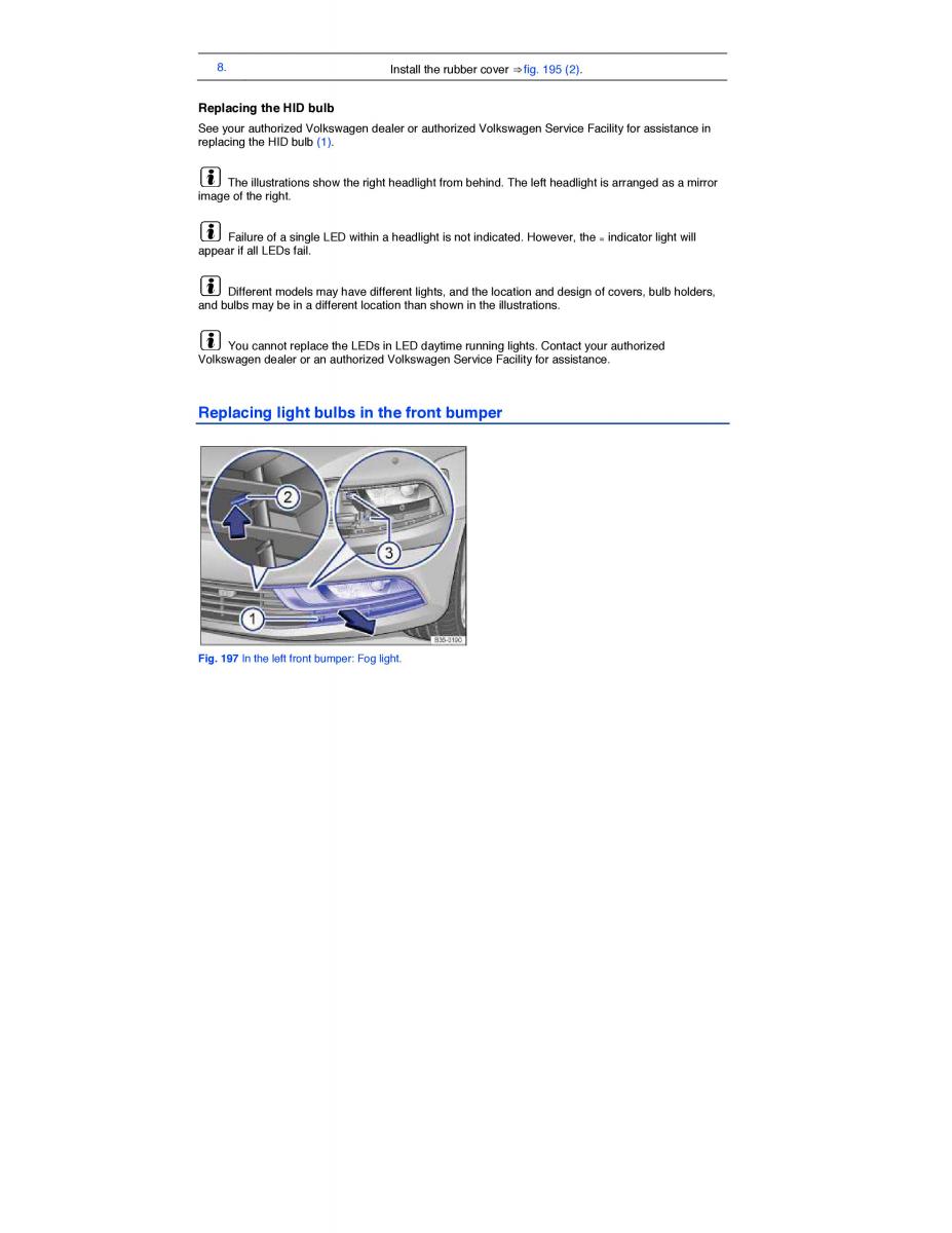 VW CC owners manual / page 410