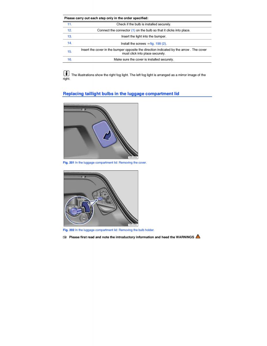 VW CC owners manual / page 413