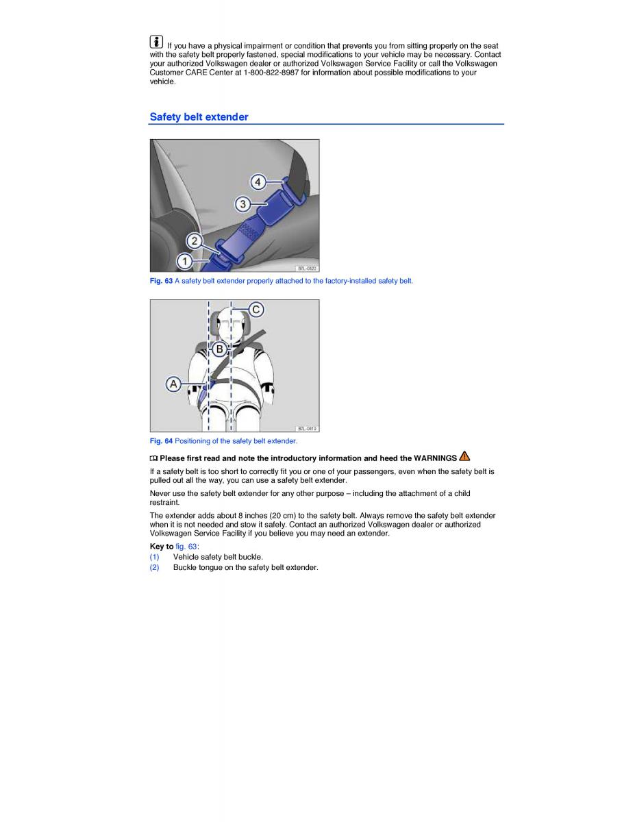 VW EOS FL owners manual / page 100