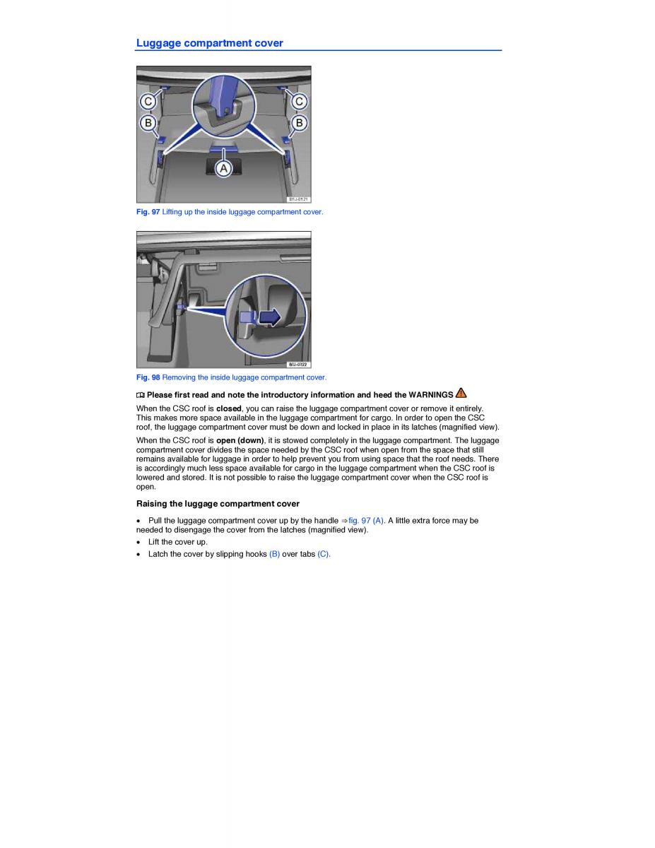 VW EOS FL owners manual / page 131