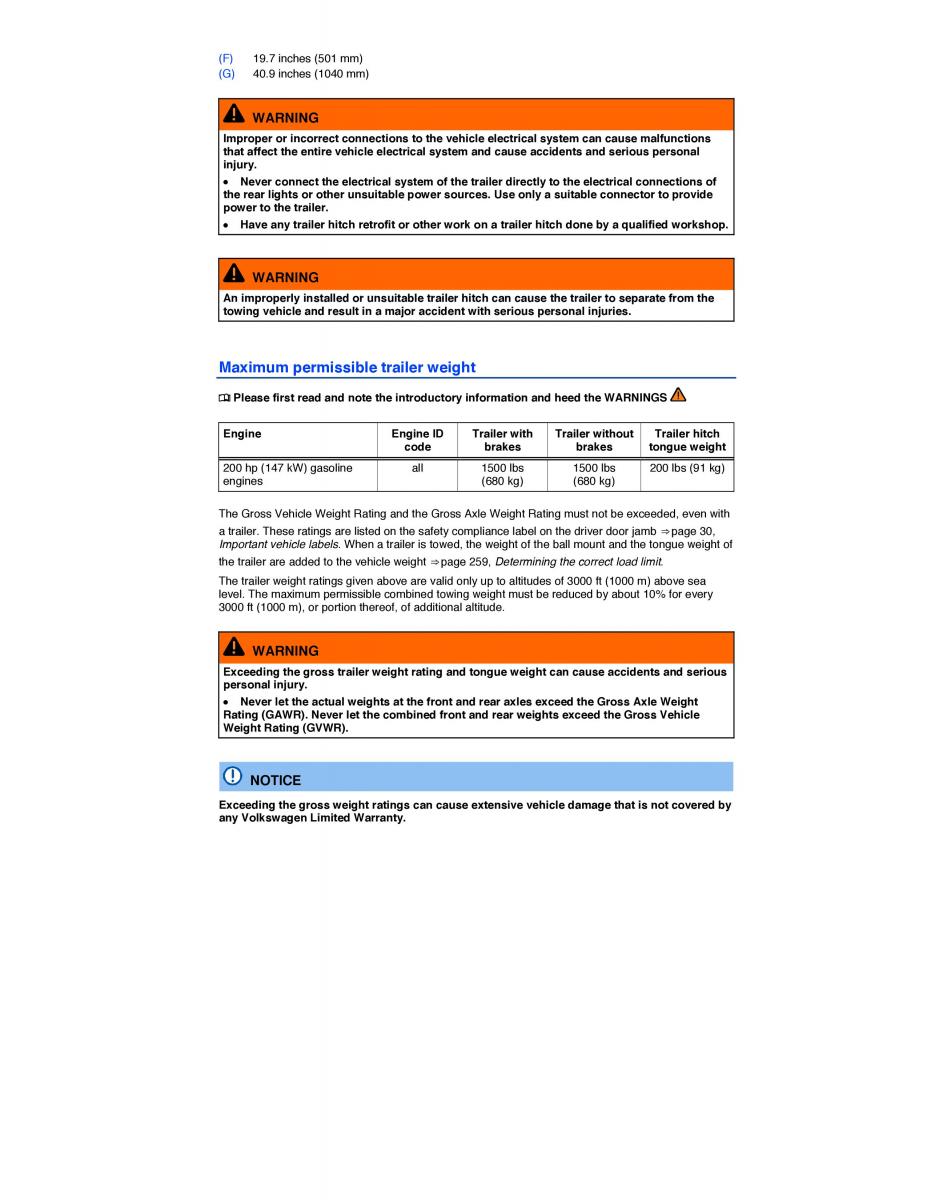 VW EOS FL owners manual / page 151