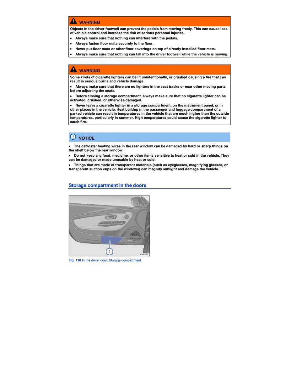 VW EOS FL owners manual / page 185