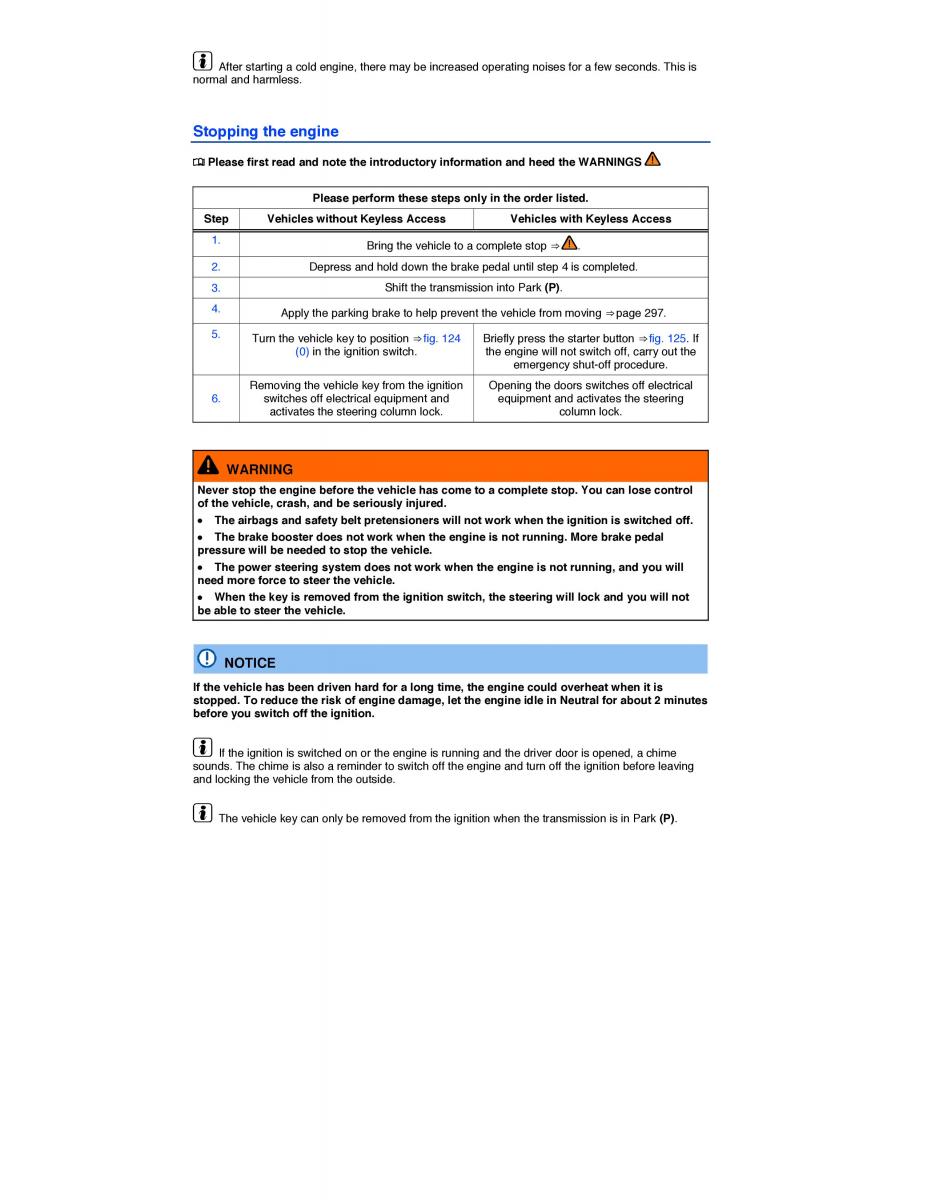 VW EOS FL owners manual / page 202