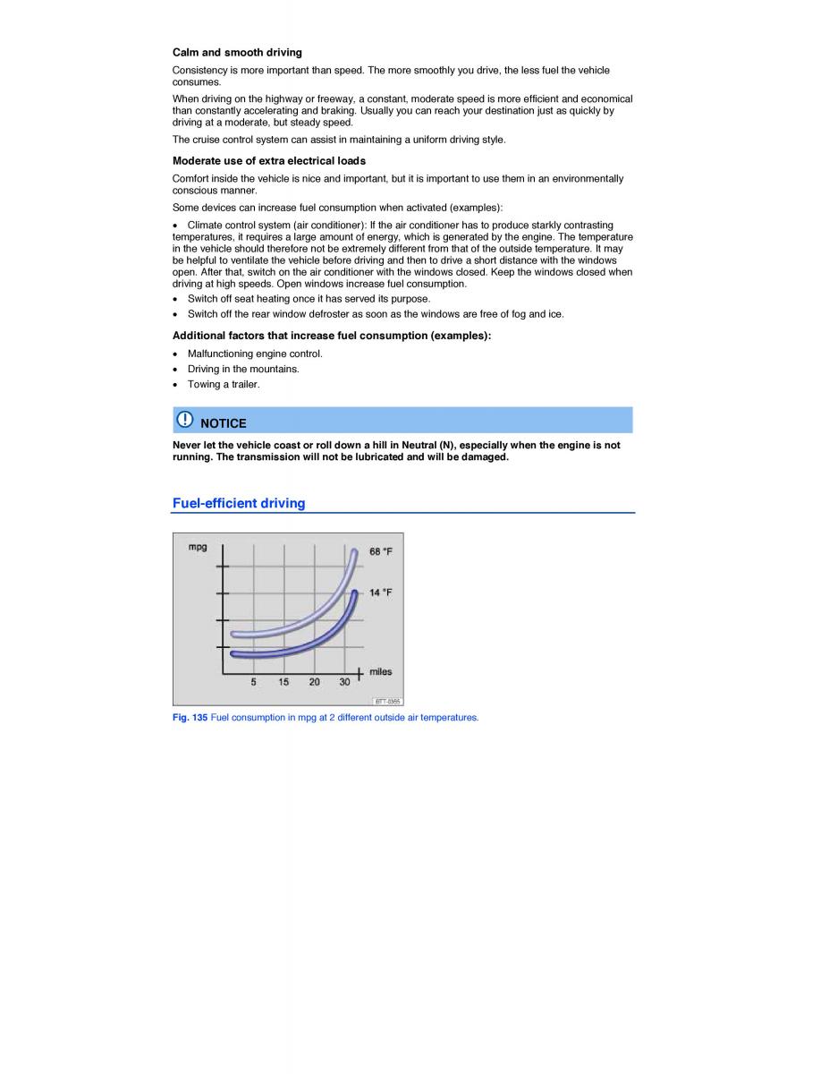 VW EOS FL owners manual / page 230