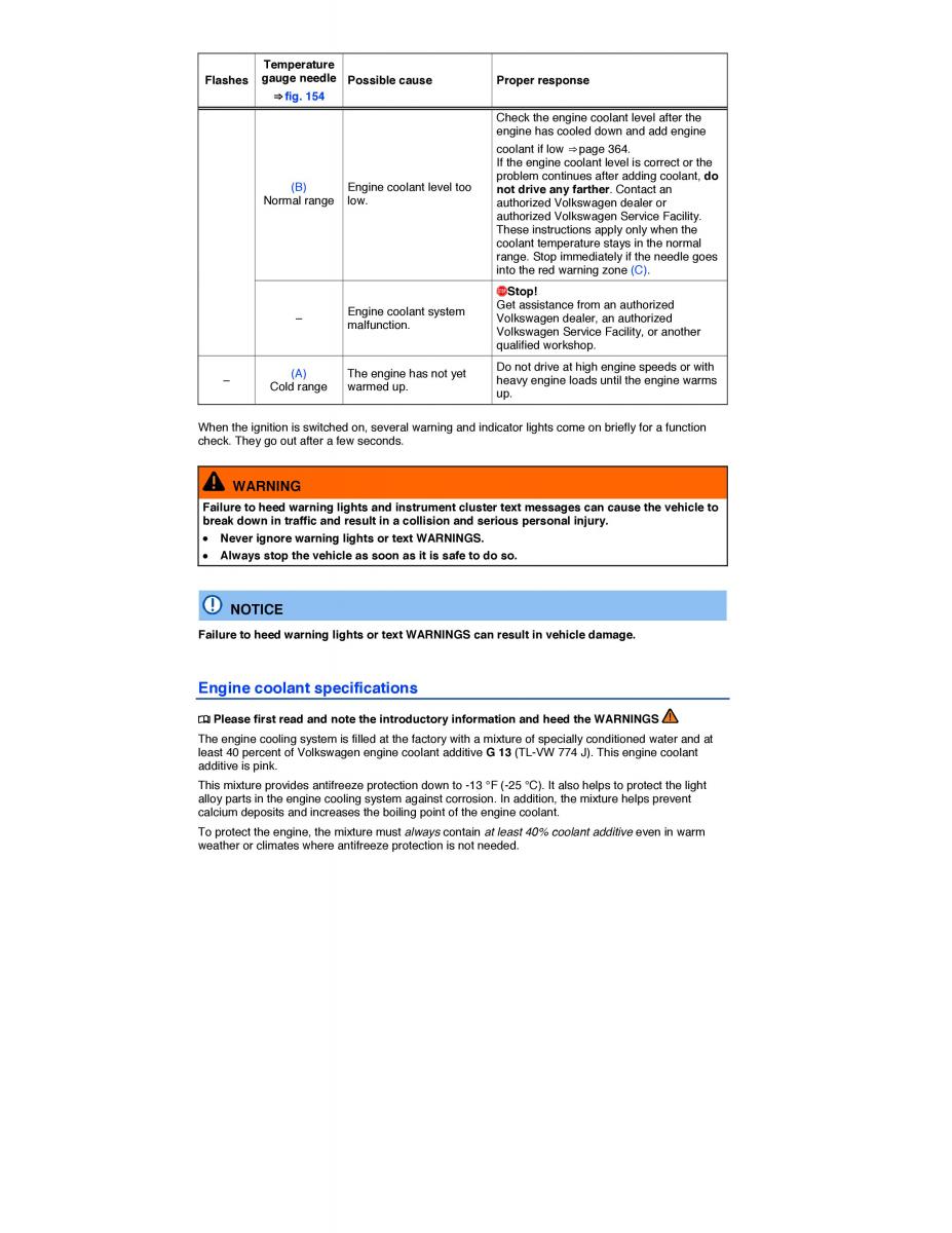 VW EOS FL owners manual / page 279