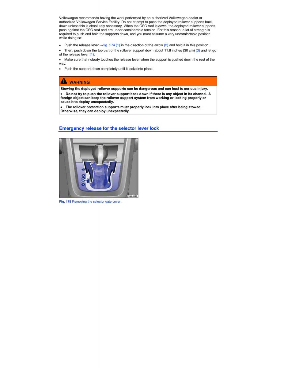 VW EOS FL owners manual / page 341