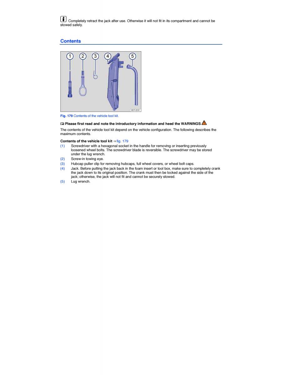 VW EOS FL owners manual / page 345