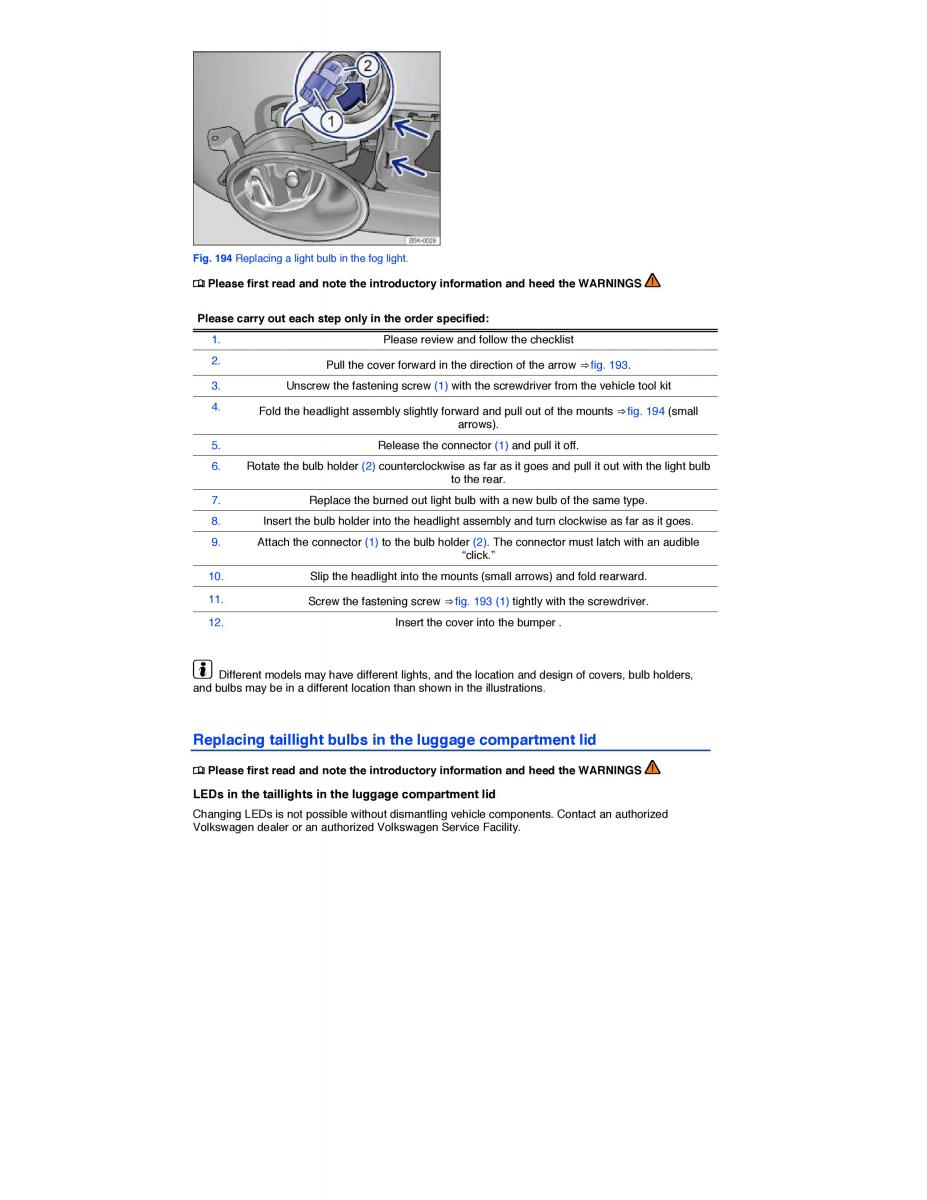 VW EOS FL owners manual / page 367