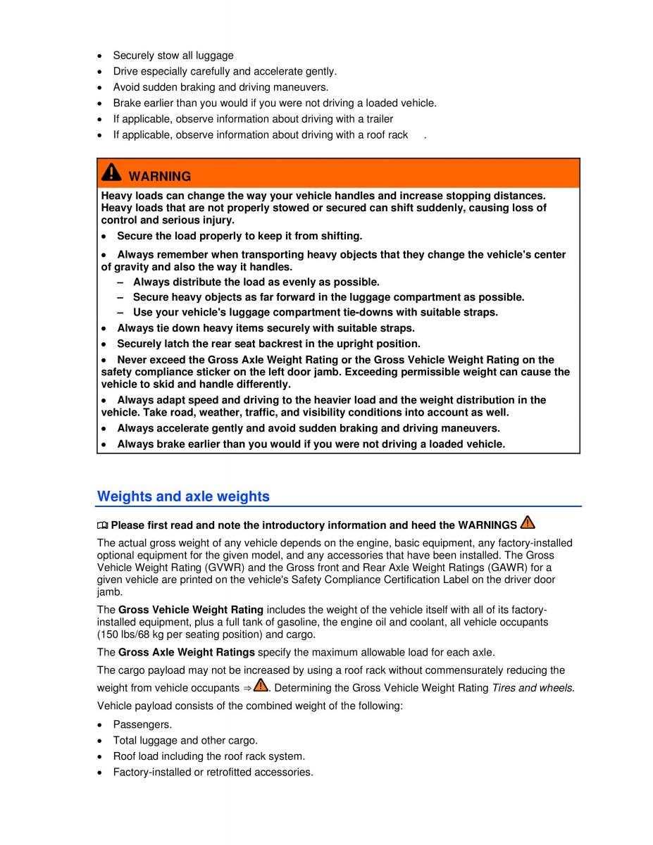 VW Golf VI 6 owners manual / page 114