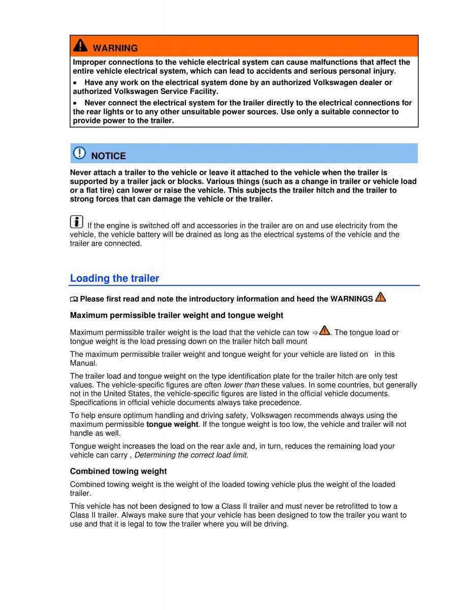 VW Golf VI 6 owners manual / page 130